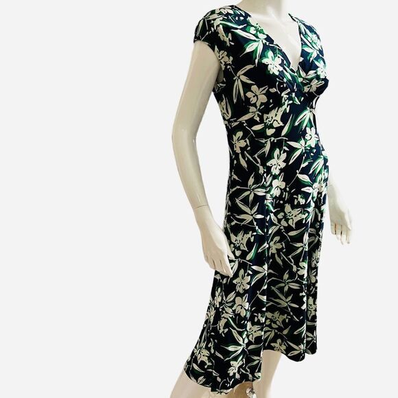 Chaps Floral Midi Dress size Small - Picture 3 of 6